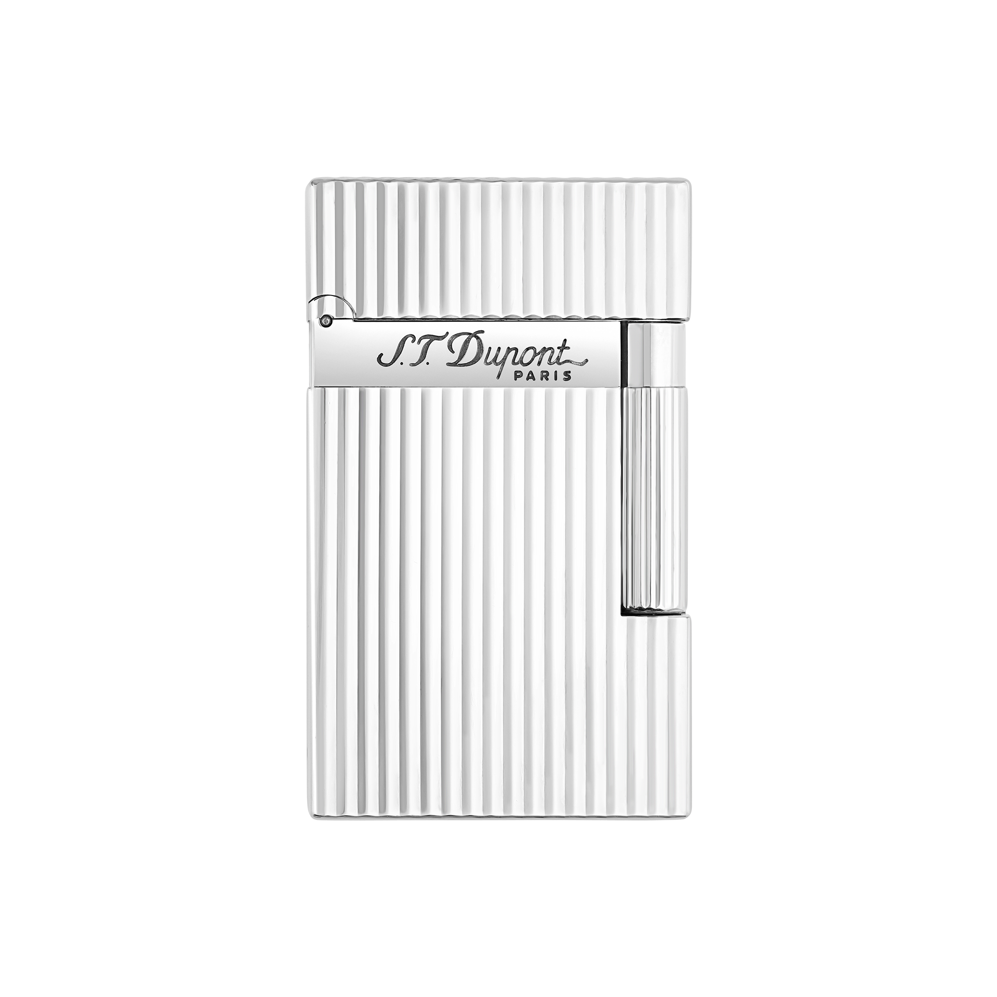 St. Dupont Ligne 2 Guilloche Silver